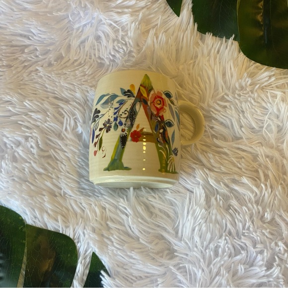 Anthropologie Starla Halfman ‘A’ Mug - Picture 2 of 6